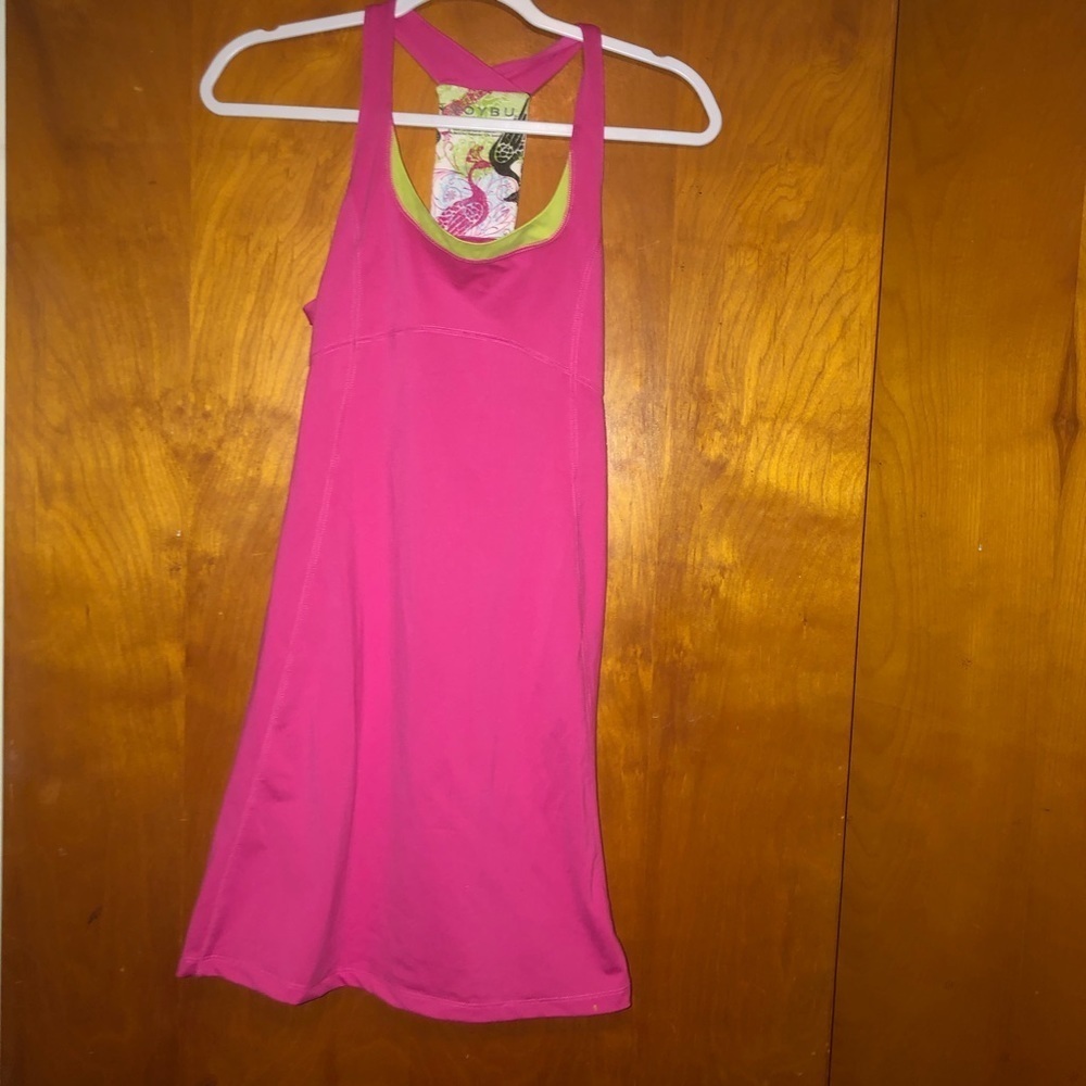 𝅺Soybu Racerback Pink Athletic Dress Stretch Xs